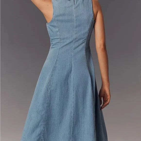 Reformation Sebastien Denim Midi Dress - Picture 2 of 6